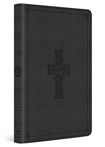 ESV Value Thinline Bible: English Standard Version Charcoal, Trutone, Celtic Cross Design, Value Thinline